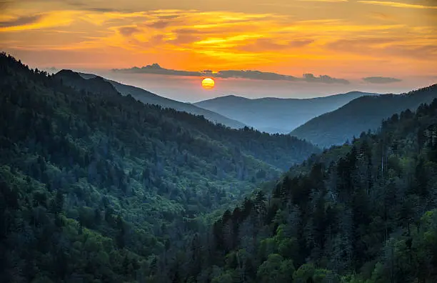 Sunset Over Ridge